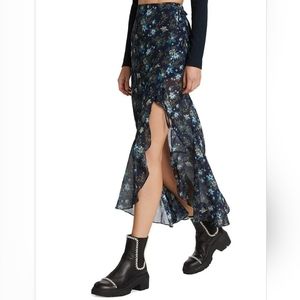 Free People Femme Edge Maxi Skirt sz 6